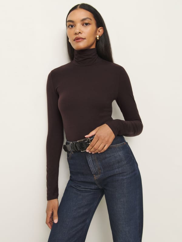 Cordelia Knit Bodysuit - Black Currant